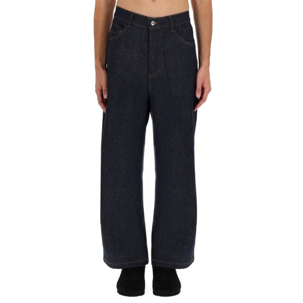YMC Men's Relaxed Fit Workwear Trousers Men DENIM Pants